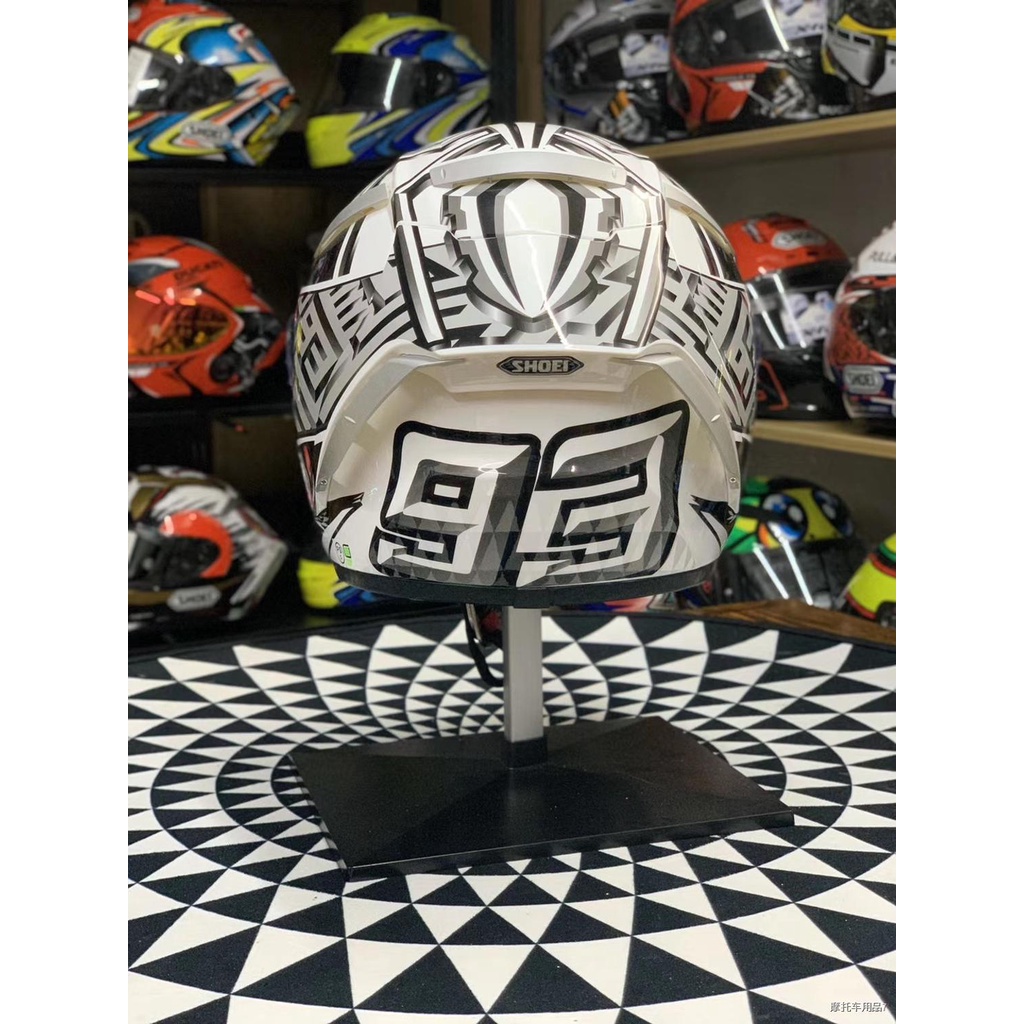 ℗หมวกกันน็อคเต็มใบ X14 Marquez WHITE ANT Helmet helmet Riding Motocross