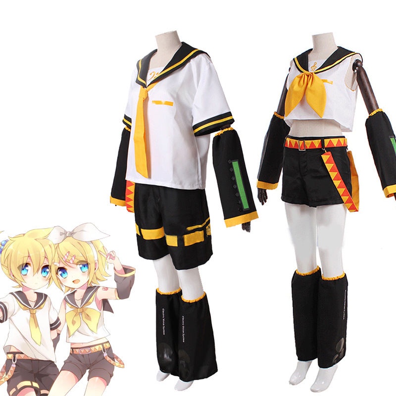 เครื่องแต่งกายคอสเพลย์ ชุดคอสเพลย์ Vocaloid Rin Len | Shopee Thailand