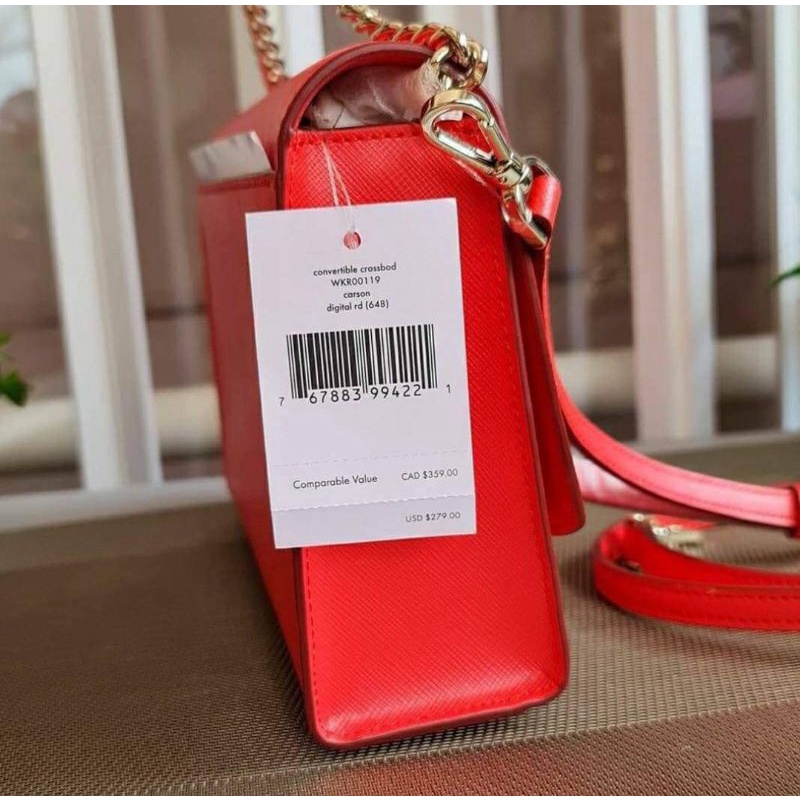 Kate+Spade+Carson+Convertible+Crossbody+Clutch+Handbag+Poolside+Wkr00119  for sale online