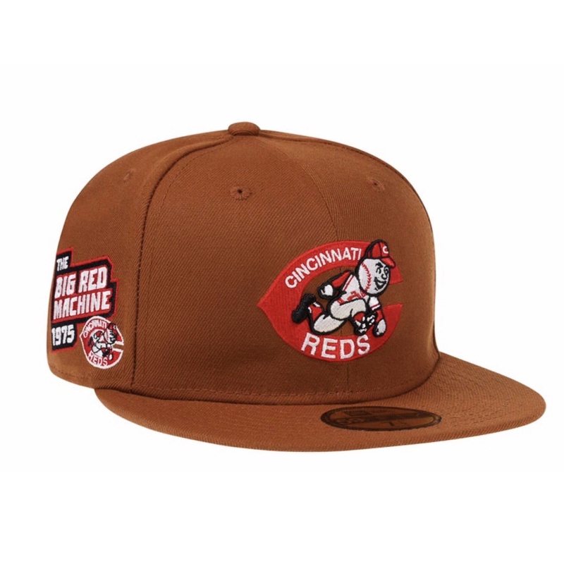 ใหม่ ERA 59FIFTY CINCINNATI REDS BIG RED MACHINE BROWN FITTED CAP