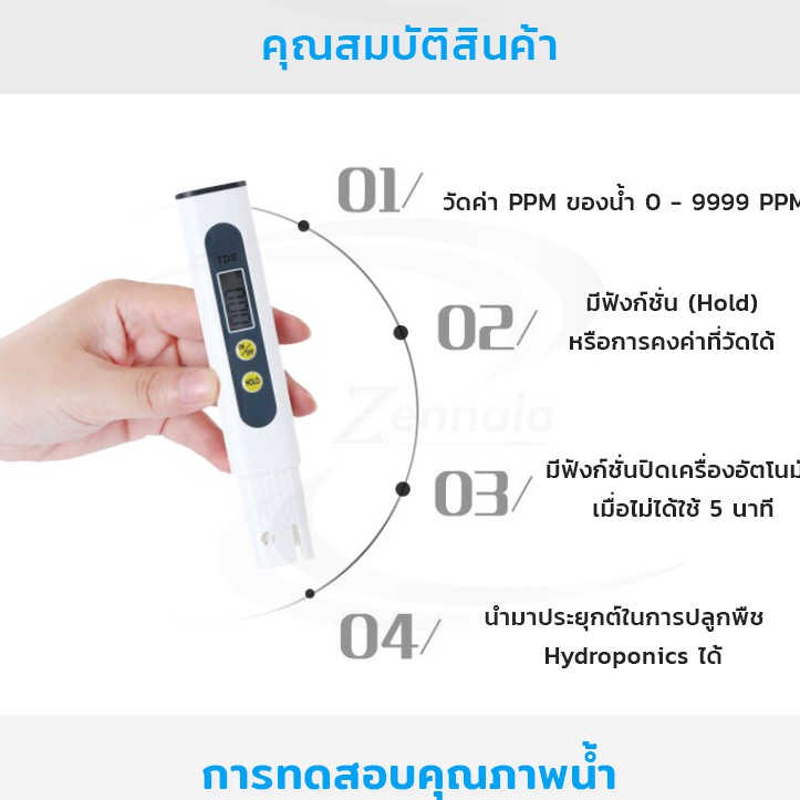 ส่งจากไทย-เครื่องวัดคุณภาพน้ำ-m2-tds-meter-0-9999-ppm-วัดคุณภาพน้ำ-เครื่องวัดค่าน้ำ-เครื่องวัดคุณภาพน้ำ
