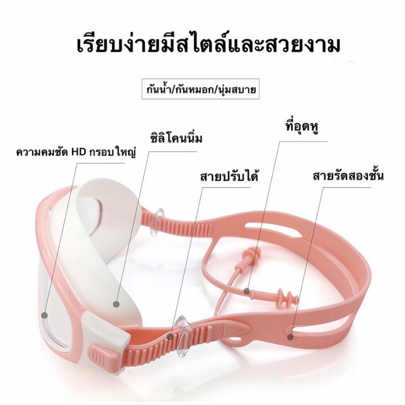 ภาพหน้าปกสินค้าพร้อมส่งที่ไทย แว่นตาว่ายน้ำเด็กกันUV 3-15 ปี จากร้าน yayagoodkids บน Shopee