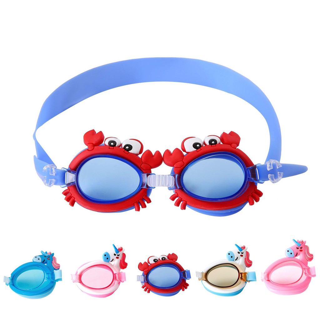 ภาพหน้าปกสินค้าL&L แว่นตาว่ายน้ำเด็ก แว่นตาดำน้ำฟรีไซต์ แว่นว่ายน้ำ แว่นตาว่ายน้ำน่ารัก 2-8ขวบ