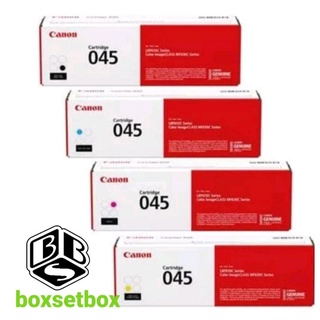 หมึก CANON 045 BK,C,M,Y  TONER CARTRIDGE ของแท้ออกใบกำกับภาษีได้