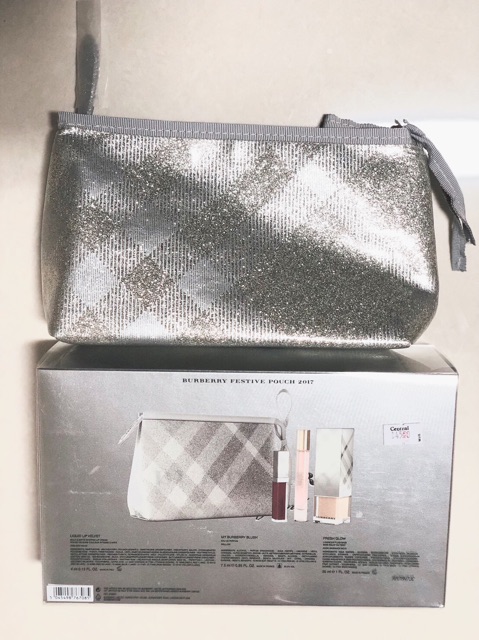 Burberry festive pouch sale