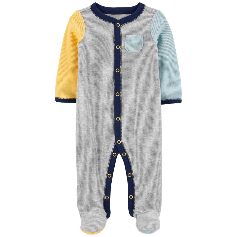 carters-sleepsuit-1pc-color-l8-คาร์เตอร์เสื้อผ้าเซท-ชุดหมี