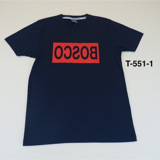 [เก็บโค้ดหน้าร้าน] เสื้อยืดคอกลมพิมพ์ลาย BOSCO T-SHIRT T-551-1