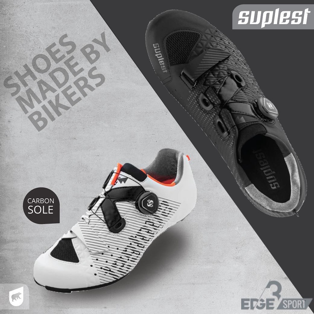 ภาพหน้าปกสินค้ารองเท้าปั่นจักรยาน รองเท้าเสือหมอบ Suplest - Suplest EDGE/3 Sport