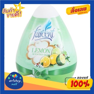 ฟาร์เซ็นท์ เซ็นท์เอ้ก เจลหอมปรับอากาศรูปไข่ กลิ่นเลมอน 170 กรัมFarcent Sent Egg Gel Air Freshener Oval Lemon Scent 170 g