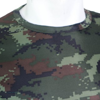 ภาพขนาดย่อของภาพหน้าปกสินค้าเสื้อทหาร กองทัพบก ทบ ลายพราง ดิจิตอล คอกลม (แบรนด์ KING OFFICER A030) จากร้าน thai_army_shop บน Shopee ภาพที่ 3