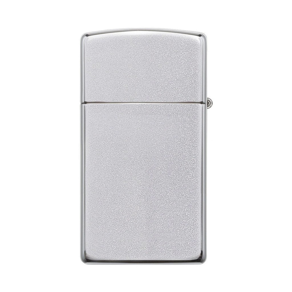 พร้อมส่งจากไทย-zippo-1605-slim-satin-chrome-ของแท้-รับประกันตลอดชีวิต-นำเข้าและจำหน่ายโดยตัวแทนจำหน่าย