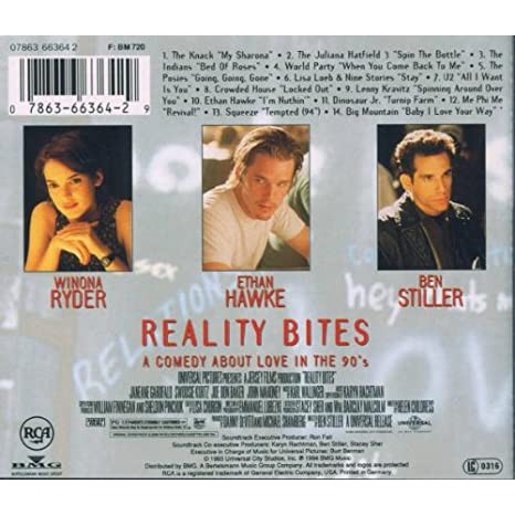 ซีดีเพลง-cd-reality-bites-1994-soundtrack-music-from-the-motion-picture-ในราคาพิเศษสุดเพียง159บาท