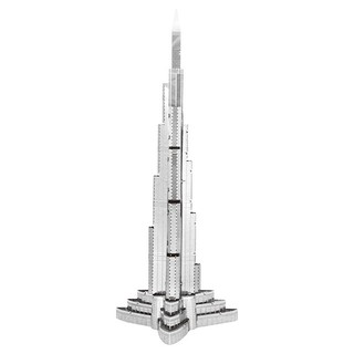 ★ พร้อมส่ง ★ ตัวต่อเหล็ก 3 มิติ Burj Dubai (Burj Khalifa) 3D Metal Model