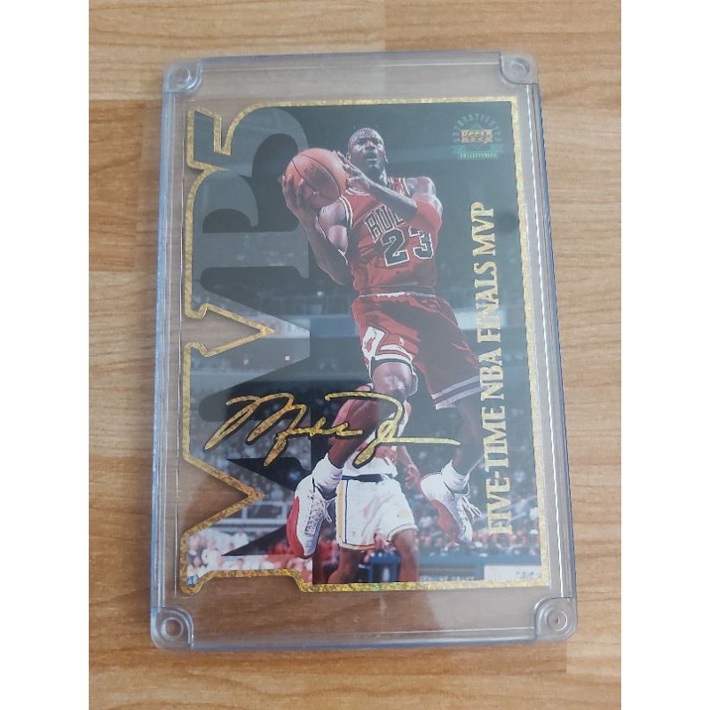 Michael Jordan RARE Five Time NBA Finals MVP Jumbo Card #201 of