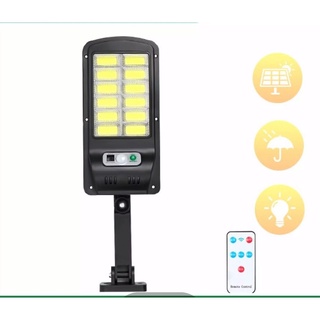 LED ไฟถนนรีโมทคอนโทรล Solar lights ไฟสปอตไลท์ กันน้ำ ไฟ Solar Cell ใช้พลังงานแสงอาทิตย์ โซลาเซลล์ Outdoor Waterproof Rem