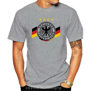 เสื้อยืดโอเวอร์ไซส์เสื้อยืดคอกลม พิมพ์ลายธงเยอรมัน Deutschland Eagle สไตล์ฮาราจูกุ แฟชั่นสําหรับผู้ชายS-5XL