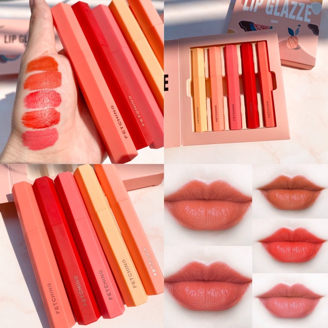 ลิปสติก-เซ็ตลิปสติกเนื้อแมท-ลิปสติก-5-สี-lipstick-สีสวย-สดใส-ขายถูกกก