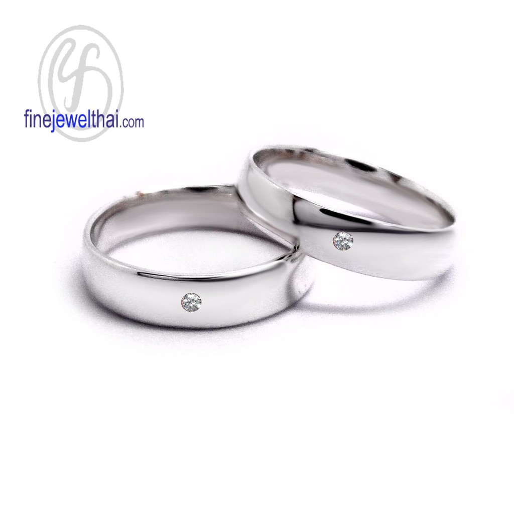 finejewelthai-แหวนเงินแท้-แหวนคู่-แหวนเพชรแท้-diamond-couple-ring-silver-diamond-gift-set13