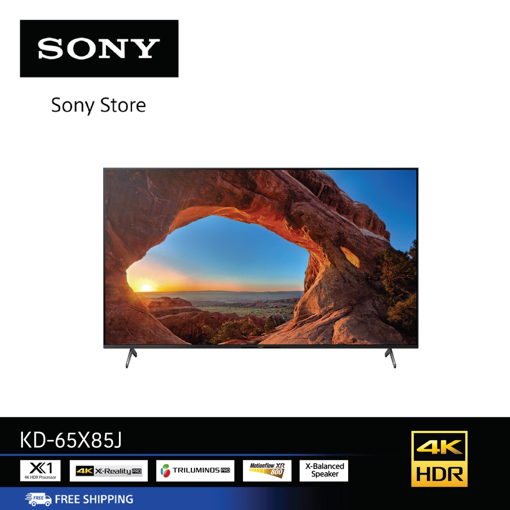 ภาพหน้าปกสินค้าSONY KD-65X85J (65 นิ้ว) l 4K Ultra HD l High Dynamic Range (HDR) l สมาร์ททีวี (Google TV)