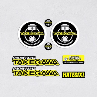 Takegawa Feul สติกเกอร์รูปลอก สําหรับติดตกแต่งถังน้ํามัน HateSix