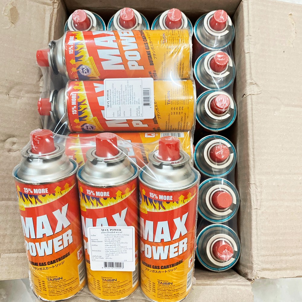 แก๊ส-max-power-แก๊สกระป๋อง-ยกลัง-24-กระป๋อง-แก๊สกระป๋อง-การันตีระบบความปลอดภัย-ของแท้จากประเทศเกาหลี