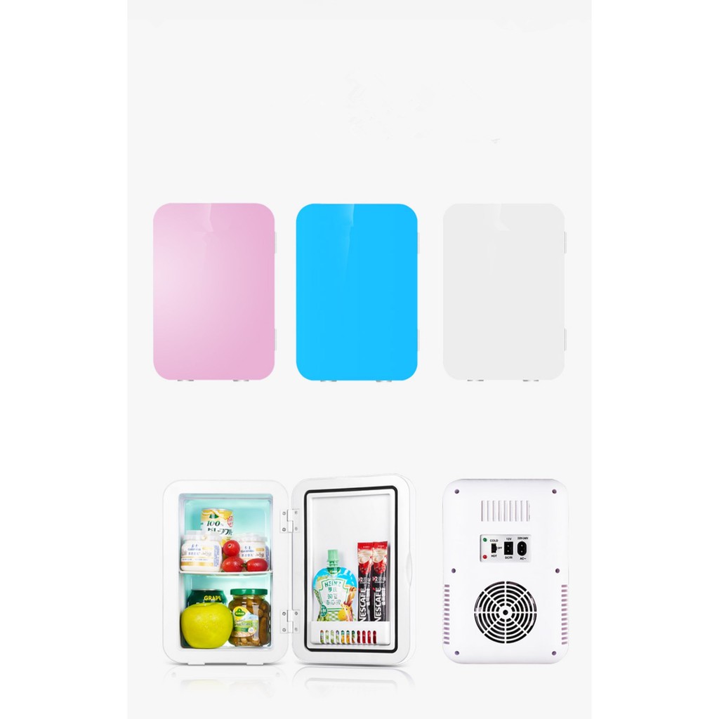 ภาพสินค้าตู้เย็นแช่เครื่องสำอาง-ตู้เย็นมินิ 4L / 8L ใช้ได้ในบ้านหรือรถยนต์-สินค้าพร้อมส่ง จากร้าน 2019doublehappiness บน Shopee ภาพที่ 1