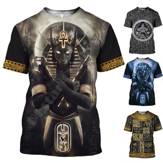 Horus Ancient Horus Egyptian God Eye of Egypt Pharaoh Anubis Face 3dPrint T-shirt Men Unisex Streetwear