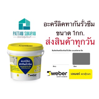 Weber เวเบอร์ดรายซีล 1กก. แถมแปรงทาสี1อัน