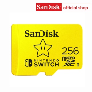 รูปภาพขนาดย่อของSanDisk microSDXC for the Nintendo Switch 256GB (SDSQXAO-256G-GNCZN)ลองเช็คราคา
