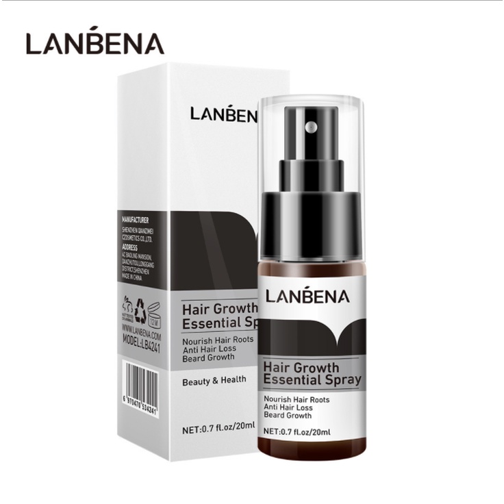 ภาพหน้าปกสินค้าสเปรย์ เซรั่มปลูกผม LANBENA Hair Growth Essence แก้ปัญหาผมบาง