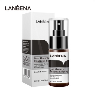 สินค้า สเปรย์ เซรั่มปลูกผม LANBENA Hair Growth Essence แก้ปัญหาผมบาง