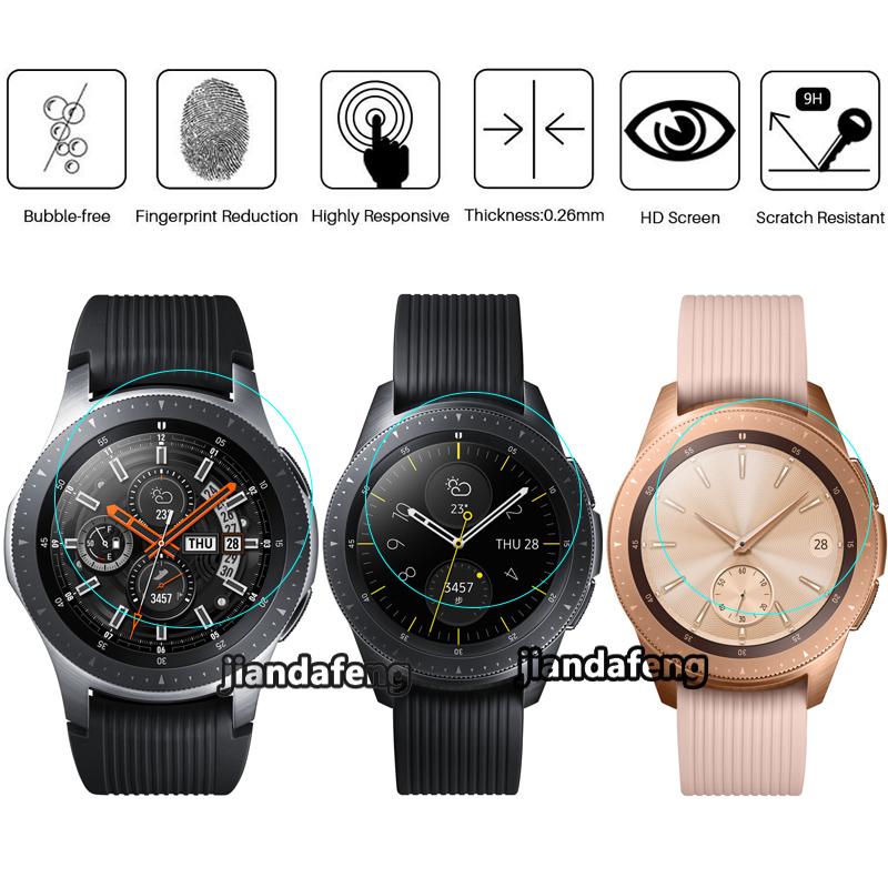 สินค้า 2.5D ตัวป้องกันหน้าจอฟิล์มสีนิรภัยสำหรับผู้เบิกทาง Samsung Galaxy Watch 42mm 46mm
