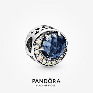 Pandora จี้รูปดวงจันทร์ และท้องฟ้ากลางคืน DIY สําหรับของขวัญวันเกิดผู้หญิง p825