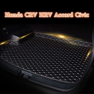 (พร้อมส่ง) แผ่นเสื่อหนัง กันน้ํา กันสิ่งสกปรก ทนทาน สําหรับ Honda Crv Cr-V Hr - V Accord Civic