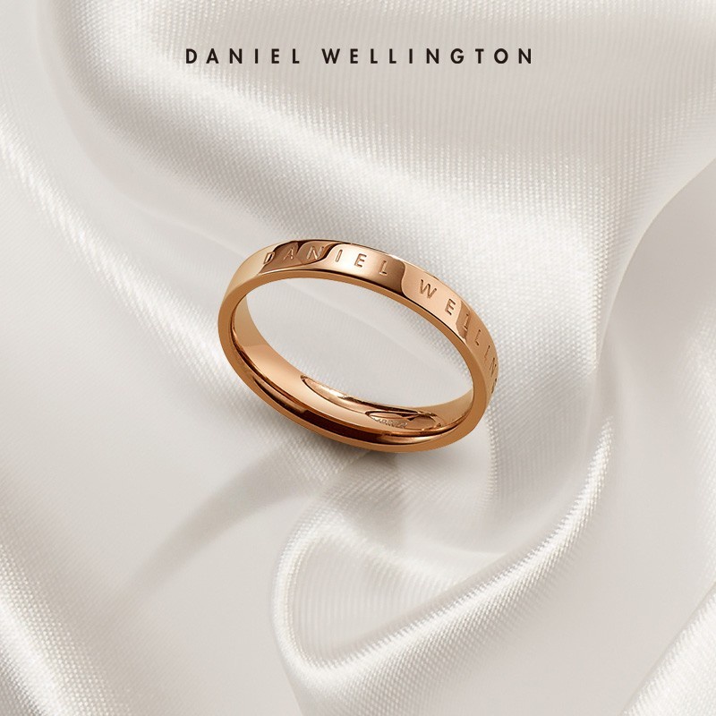 dw-แหวนสวมนิ้ว-ทำจากไทเทเนียม-ชุบเหล็ก-18k-สีโรสโกลด์-เงิน-ขนาดเล็ก-สำหรับผู้หญิง-dor03