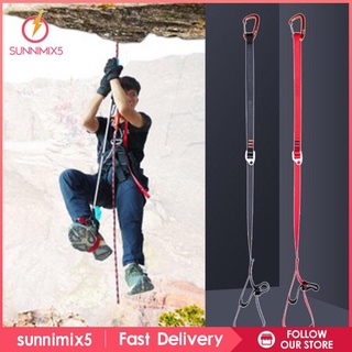 สินค้า Strong Climbing Foot Ascender Foot Riser Loop Webbing Carabiner Harness