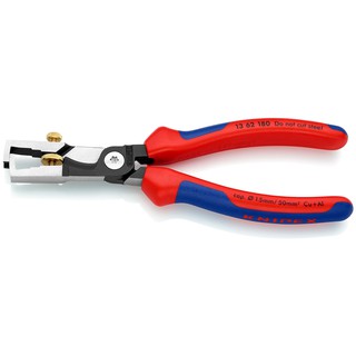 KNIPEX StriX Insulation Strippers w/Cable Shears - 180 mm คีมปอกสายไฟ 180 มม. รุ่น 1362180