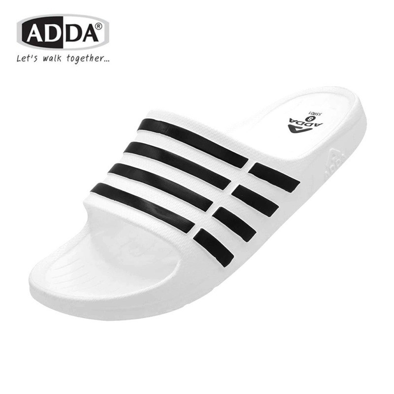 ภาพหน้าปกสินค้ารองเท้าแตะแอดด้า ADDA 55R01 รองเท้าแตะแบบสวม(ชาย/หญิง) 4ขีด สวยๆ ใส่เบาๆจ้า จากร้าน np_shoes บน Shopee
