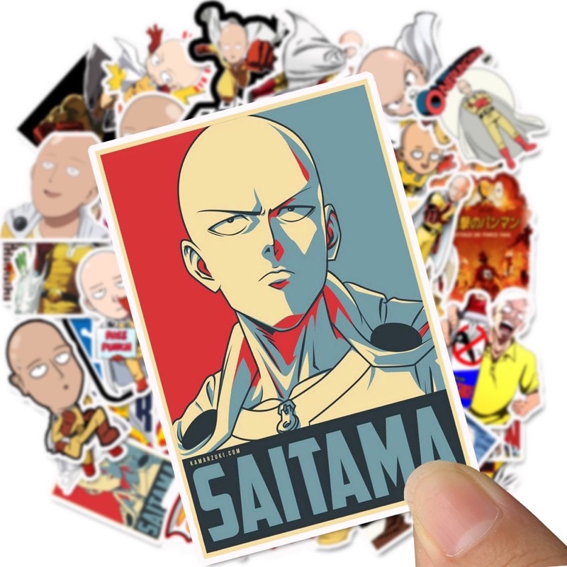 สติ๊กเกอร์-one-punch-man-37-วันพันช์แมน-49ชิ้น-ไซตามะ-one-วัน-พัน-แมน-saitama-ไซ-ตา-มะ-วัน-พั้น-พัน-แมน-วันพีช-one-piece