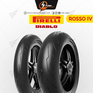 ยาง/ยางรถมอเตอร์ไซค์/ยางบิ๊กไบค์ PIRELLI DIABLO ROSSO IV อีกระดับของยางซุปเปอร์สปอร์ตถนน โครงสร้าง Radial รุ่นใหม่ล่าสุด