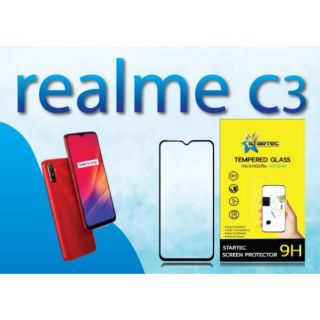 ฟิล์มกระจก  Realme C3 , C2 แบบเต็มจอ ยี่ห้อ Startec คุณภาพดี  ทัชลื่น ปกป้องหน้าจอได้ดี ทนทาน แข็งแกร่ง ทัชลื่น ใสชัดเจน