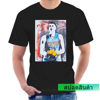 GILDAN ลดราคา เสื้อยืดลําลอง แขนสั้น พิมพ์ลาย Nikola Jokic 15 Serbia Denver สําหรับผู้ชาย