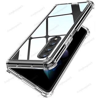เคสโทรศัพท์มือถืออะคริลิค TPU ใส กันกระแทก เสริมมุม สําหรับ Samsung Galaxy Z Fold4 5G Z Fold 4 5G