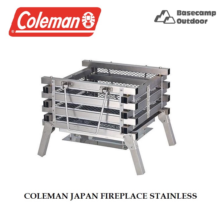 coleman-japan-fireplace-stainless-ชุดเตาถ่านสุด-classis