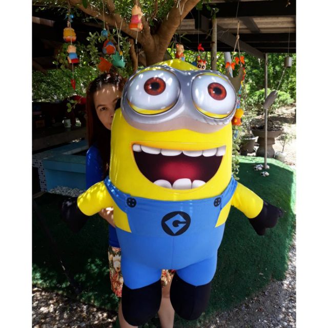 มินเนี่ยน-ตา3d-ขนาด-100cm-ข้างในเป็นใยสังเคราะห์ลูกค้าใหม่มีส่วนลด-100-บาท
