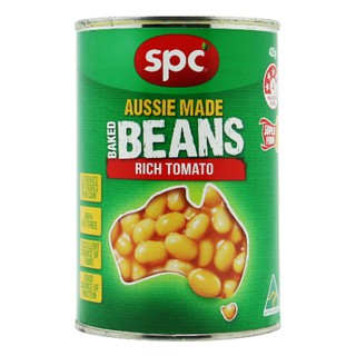 SPC Baked Bean 425 g. ถั่วในซอสมะเขือเทศ บรรจุกระป๋อง นำเข้าจากออสเตรีย