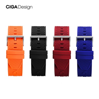 CIGA Design Silicone Watch Strap 22mm (My Series Titanium Edition) - สายนาฬิกาซิลิโคนซิก้า ดีไซน์ขนาด 22 มม.