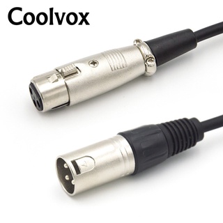 【Sell well】Coolvox XLR female to male cable line Balance Cords for Condenser Microphone