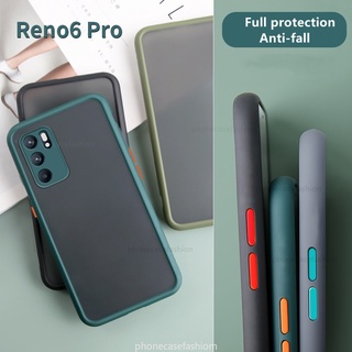 Oppo Reno6 Reno 6 Pro Plus Z 6Pro 6ProPlus 6Z Matte Phone Case Shockproof Silicon Camera Protector Casing Soft Back Cover