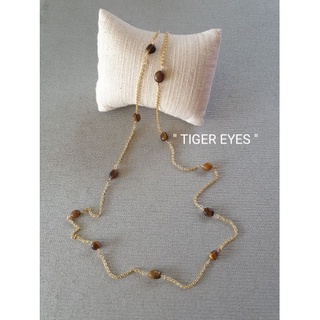 สายคล้องแมส หินนำโชค "TIGER EYES"ไทเกอร์อาย